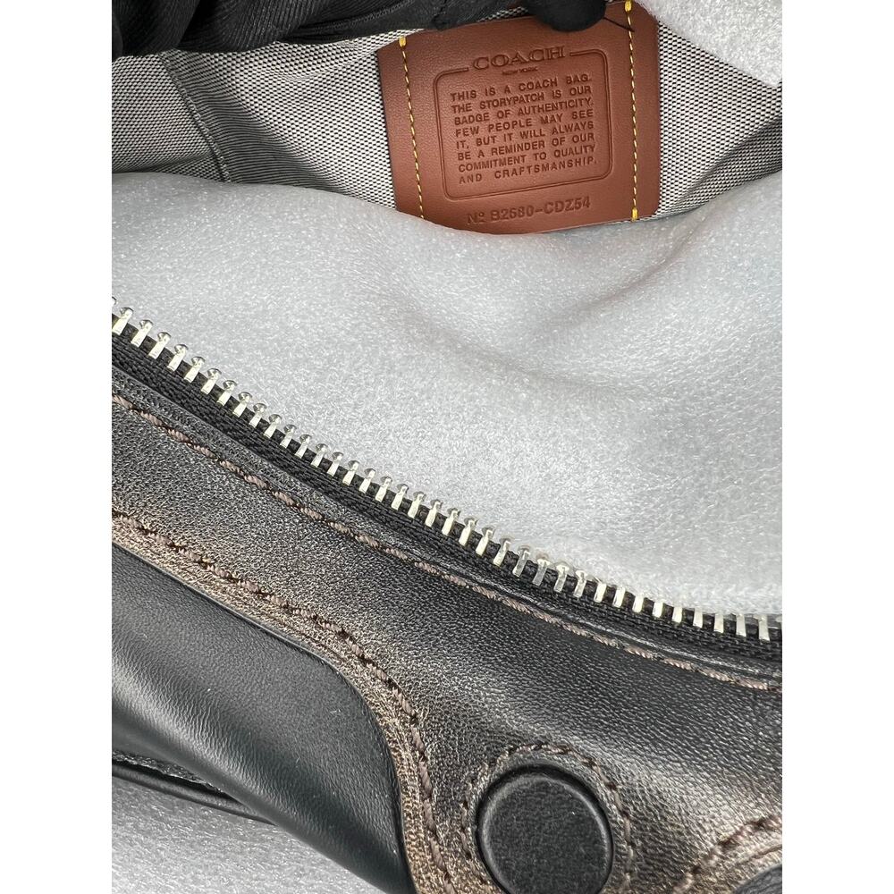 Coach Loved Leather Rogue 40 With Charms - Picture 14 of 15